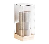 Générique Organisateurs de gobelets en papier peu encombrants adhésif ABS PET PP solide crée une capacité visible pour les petites cuisines Stockage de gobelets à domicile