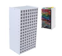Générique Organiseur de Bureau pour 180 Marqueurs, Support de Rangement Universal Marker Pen Storage Organiser Organiseur de Marqueurs avec Séparateur Amovible pour la Maison, le Bureau, L'école