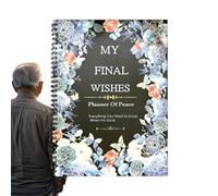 Générique Organiseur de Fin de Vie,Guide D'Organisation Successorale | Cahier Guidé pour Préparation Testament Dernières Volontés Informations Quotidiennes Affaires Familiales et Professionnelles