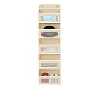 Générique Organiseur de Rangement Porte,5 Niveaux Capacité 20 kg - Rangement Suspendu Porte,pour Penderie, Chambre, Chambre de bébé, Salle de Bain, Garde-Manger, Cuisine, Buanderie,