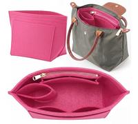 Générique Organiseur de sac compatible avec Longchamp Le Pliage Plusieurs tailles disponibles (Accessoire tiers)(rose)