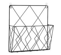 Générique Organiseur mural de dossiers, support mural en fil métallique, support pour journaux, documents, courrier, livres, pour entrée, cuisine, salle de bain, décoration intérieure