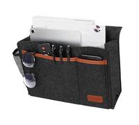Générique Organizer Da - 8,66 Pollici Borsa Organizzatrice Multi-Tasche per Comodino - Portabicchieri per Poltrona,per Telecomandi Libri Tablet Telefonini Bicchiere Crema Mani Camera Da CASA Apparta