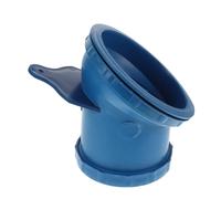 Générique Orifice de déchargement des grains pour fûts, vanne grain de 12 cm, sortie de grain pour silo de stockage, plastique bleu, écoulement efficace, pour riz et grain