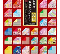 Générique Origami - Loisirs Créatifs - Papier Origami à Motifs (Chiyogami) - Double-sided Chiyogami - Coffret de 30 Motifs Assortis - 4 Feuilles de chaque - 120 Feuilles au total - 15cm x 15cm