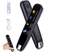 Générique Original Translator Pen, Portable Smart Scanning & Reading Translators, Support for Offline Intelligent Translation Pen, Supports 112 Languages, for Study, Work, Trave (Black)