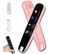 Générique Original Translator Pen, Portable Smart Scanning & Reading Translators, Support for Offline Intelligent Translation Pen, Supports 112 Languages, for Study, Work, Trave (Pink)