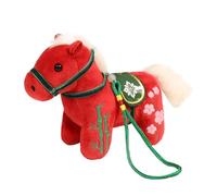 Générique Ornement Cheval Nouvel an Chinois - Pendentif Sac en Peluche,Peluche Cheval Nouvel an | pour Ados Adultes Étudiants Collectionneurs Amis des Animaux Fête Anniversaire