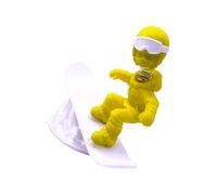 Générique Ornement de Bureau créatif sur Le thème de l ' Hiver, Figurine Miniature à Bascule de Snowboard pour soulager Le Stress et embellir l ' Espace, Figurine de Ski Amusante