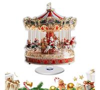 Générique Ornement De Carrousel,Décoration De Noël Traditionnelle en Acrylique 2D pour Bureau,Décoration De Table Ornement Cheval - pour La Maison Le Festival La Fête La Présentation en Magasin