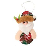 Générique Ornement De Cerf pour Sapin De Noël, Doux Et Mignon avec Lanière, Pendentif du Père Noël et du Bonhomme de Neige pour Sapin, pour Porte Mur Cheminée Appui De Fenêtre Salon Chambre Jardin