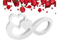 Générique Ornement de cœur Infini - Sculpture de cœur décorative de 20 × 10 cm, Minimaliste Moderne et Romantique, décoration d'intérieur élégante et | Cadeau Parfait pour Hommes et Femmes, étagère