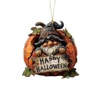 Générique Ornement De GNOME De - Pendentif en Acrylique d'halloween, Décoration Effrayante Mignonne, Accessoire Suspendu Festif | Idéal pour Porte Murale, Sac À Dos, Miroir De Voiture, Porte-clés, Fe