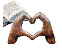 Générique Ornement De Mains De Coeur, Sculpture En Résine Rouge, Décoration De Mariage Love Hands, Bibelot Pour La Maison
