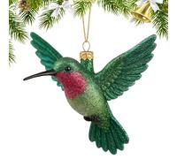 Générique Ornement de Noël Colibri - Décor fabriqué à la Main, décoration d’Arbre de Noël Colibri, Ornements d’Oiseaux 3D | Décoration Suspendue Classique pour Les décorations de Vacances et d'hiver.