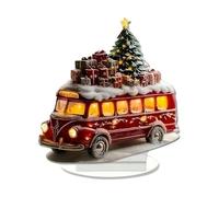 Générique Ornement en Acrylique de Noël | Décorations de Noël 2D en Acrylique de Bureau,Ornements Festifs pour Table Cheminée Étagère Bureau Maison