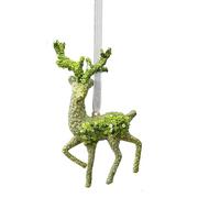 Générique Ornement Flocon - PC | Flocon Acrylique Vert Givré | Pendentif 3D Léger avec Paillettes Vertes pour Sapin De Noël, Loisirs Créatifs Et Décoration Festive Maison