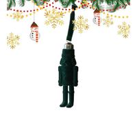 Générique Ornements de Casse-Noisette,Objets De Collection Flockés | Décorations de Noël Casse-Noisette,pour Festival D Hiver Porte D Entrée Cheminée Maison De Vacances Intérieur D