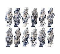 Générique Ornements de Casse-Noix pour l'arbre de Noël - 36 Morceaux de Soldats de Casse-Noisette | Décorations de Noël Classiques pour Arbre, Maison, fêtes et atmosphère Festive