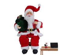 Générique Ornements de Noël Figure du Père Noël, Décorations de en Peluche du Père de 13,8 Pouces, Cadeau en Peluche pour Adolescents, décoration saisonnière pour la Maison