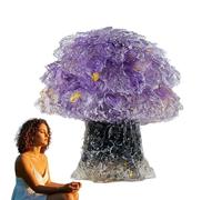 Générique Ornements en Pierre de, Ornement en Pierre de - Crystal Stones avec Une Forme d'érable,Ornement de Table à Main pour la méditation, Le Yoga, la Chambre, Le Salon