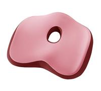 Générique Orthopedic Seat Cushion, Memory Foam Pad, 45x35x7cm Pillow with Mesh, Soft Polyester Support, Ergonomic Cushion with U-Shape Design, Pressure Relief for Hip Coccyx Driving Airplane