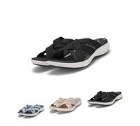 Générique Orthopedic Slide Sandals for Women Arch Support Comfortable Walking Cushioned Wide Width Summer Beach Slippers 2026 Casual Slip On (black,43)