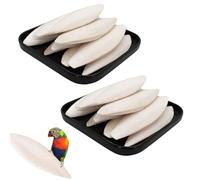 Générique Os De Seiche, 20 Pièces Os De Seiche Naturels, Jouets De Dentition pour Animaux, O-s De Seiches Multifonctionnel À Mâcher Spécialement Conçu pour Les Oiseaux pour Tortues Perroquets Oiseaux