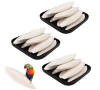 Générique Os De Seiche, 30 Pièces Os De Seiche Naturels, Jouets De Dentition pour Animaux, O-s De Seiches Multifonctionnel À Mâcher Spécialement Conçu pour Les Oiseaux pour Tortues Perroquets Oiseaux