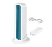 Générique Oscillating Bladeless Tower Fan | Portable Oscillating Quiet Bladeless, Summer Desktop Personal Cooling Fan For Home Office Dorm Living Room Bedroom Desktop Nightstand