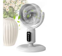 Générique Oscillating Standing Fan | 5-Speed Adjustable Height Digital Fans