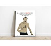 Générique OSS 117 : Le Caire nid d'espions - T'es mauvais Jack - Affiche minimaliste - Poster - Impression (15 * 20cm)