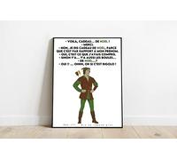 Générique OSS 117 : Rio ne répond plus - Cadeau de Noël - Affiche minimaliste - Poster - Impression (30 * 40cm)