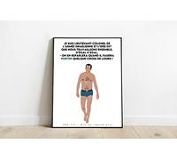 Générique OSS 117 : Rio ne répond plus - La piscine - Affiche minimaliste - Poster - Impression (Dictature, 20 * 27cm)