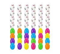 Générique Ostereier Großpack - 10 Cm Bunny Pull Back Cars | Partygeschenk Kunststoffspielzeug - Handlich Für Mädchen Ostern Geburtstage Feiertage Aktivitäten Zuhause Schule Urlaub