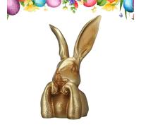 Générique Osterhasen Skulptur - Charmante Frühlingsfigur ALS Tischaufsteller, Niedlicher Deko Für Feiertage | Passend Für Sideboard Kamindekor Empfangszone Wohnzimmer Party Arrangement Saison Schmuck