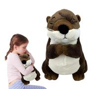 Générique Otters Animal en Peluche en Peluche - réaliste 7,87 Pouces de mer Adorable Cadeau câlin pour Les, Les bébés garçons et Les Filles, Animal en Peluche pour Le Coucher, la Salle de Jeux ou