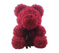 Générique Ours Artificiel | 25cm Nounours Artificiel, Eternelle Ours- Ours Artificielle, Ours en Peluche Ours- Cadeau pour Saint-Valentin Mariage Anniversaire
