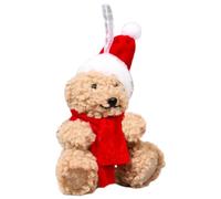 Générique Ours de Noël en - Mini, Petite Douce, Jolie décoration de Vacances, Accessoire Cadeau pour fête Festive | Adorable Petit Arbre pour Exposition hivernale dans Une Chambre d'