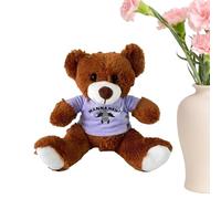 Générique Ours en Peluche,Décorations De Chemise À Motif Chauve-Souris Mignonnes Et Douces,Ours en Peluche | pour Bébé Saint-Valentin Noël Halloween Pâques Baby Shower Garçon