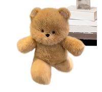 Générique Ours en Peluche - Doudou Animal Mignon,Figurine Ours en Peluche Qui Court | pour Crèche Accessoire Photo Récompenses De nniversaire Nouvel an Chambre Enfant Garçon Fille