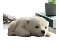 Générique Ours Polaire en Peluche,Nounours Mignon | Compagnon Doux pour et Adultes, Idéal pour la Nuit, Le Sommeil, la Chambre à Coucher, Les Anniversaires et Les Fêtes