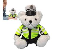 Générique Ours Policier en Peluche | Ours en Peluche décoratif,Politiques Douces et farcies Robe en, Ours en décoratif, pour Les Cadeaux Surprises d'anniversaire de Noël