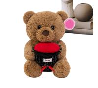 Générique oursenpeluche- oursmignon en Peluche, pelucheromantique pour la Saint-Valentin, Cadeau de Jouet en Peluche| oursenpelucheavec des Roses pour Petite Amie, Petit ami, Femme, Adorable câl