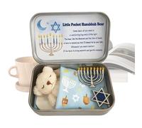 Générique Oursons en Peluche - Peluche Douce 9x6 Cm | Petite Ours avec Boîte Cadeau Et Carte | Jouet en Pelu-Che Adorable pour Filles, Ou Petite Amie, Cadeau De Saint-Valentin, Anniversaire, Noël