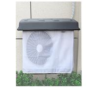 Générique Outdoor Air Conditioner Cover for Outside Units, Heat Pump Protection with Net, Waterproof AC Cover for Window & Mini Split Units(Grey,110x52cm/43.3x20.5in)