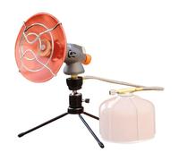Générique Outdoor Gasheizer Tragbar - Gas Außenheizung 17cm - Tragbarer Tischheizer Für Camping & Winterangeln | Mini Sonnenheizer, 360° Drehbar Mit Reflektor & Automatischem Druckzünder