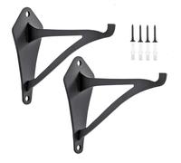 Générique Outdoor Hangers For Plants, 16.2x10cm/6.38x3.94 Inches Lantern Wall Hooks, Set Of 2 Hangable Planter Bracket, Decorative Wall Hooks For Bird Feeders Wind Chimes