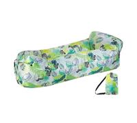 Générique Outdoor Inflatable Couch, Foldable Air Lounger, Waterproof Portable Mattress, Lightweight Travel Seat, Comfortable Relaxation, Sturdy Oxford Cloth, Compact Storage