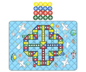 Générique Outdoor Play Mat - Kids Play Mat, Crawling Pad for Kids, Camping Blanket Chess Carpet Mats, Waterproof Portable Foldable 3 Layers Family Board Game Crawling Pad for Picnic Beach Lawn
